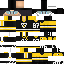 Black skin: raw texture render