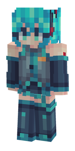 Blue skin: body, front render