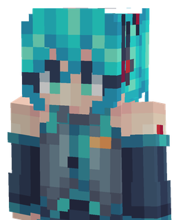 Blue skin: bust render