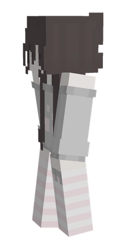 Black skin: body, left side render