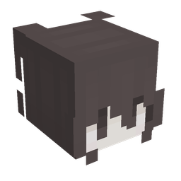 Black skin: head render
