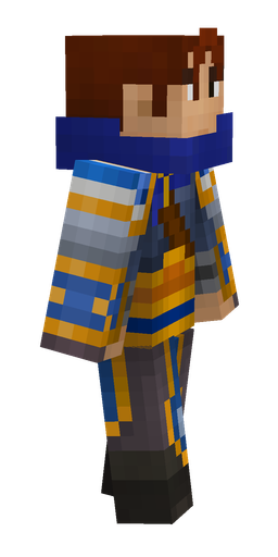 Black skin: body, right side render