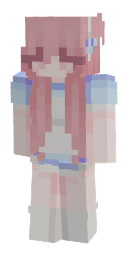 Blue skin: body, front render