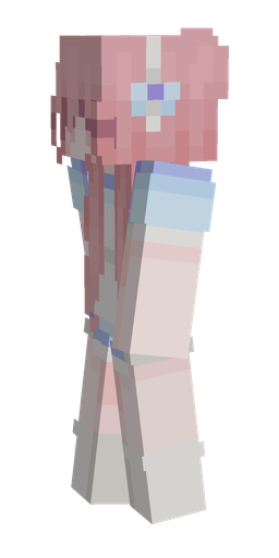 Blue skin: body, left side render
