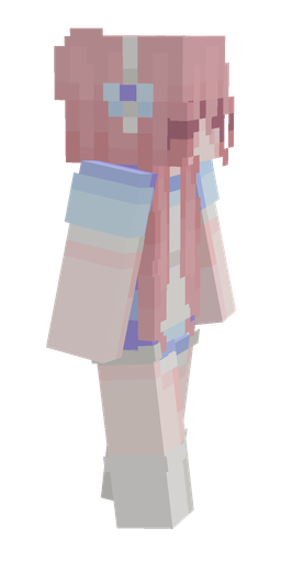 Blue skin: body, right side render