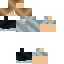 Black skin: raw texture render