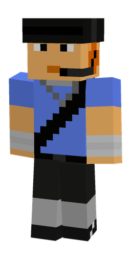 Black skin: body, front render