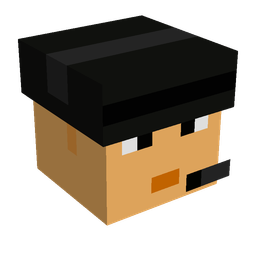 Black skin: head render