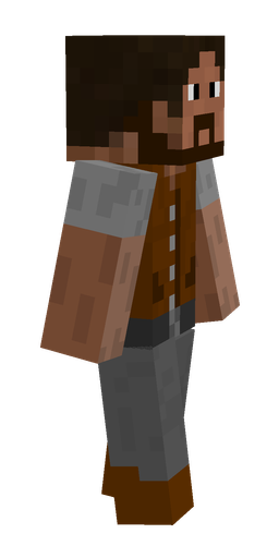 Black skin: body, right side render