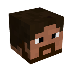 Black skin: head render