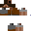 Black skin: raw texture render