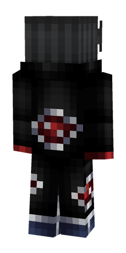 Black skin: body, back render