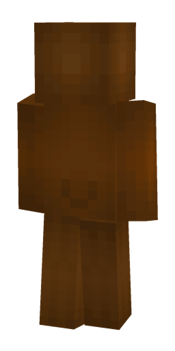 Brown skin: body, back render