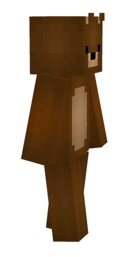 Brown skin: body, right side render