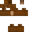 Brown skin: raw texture render