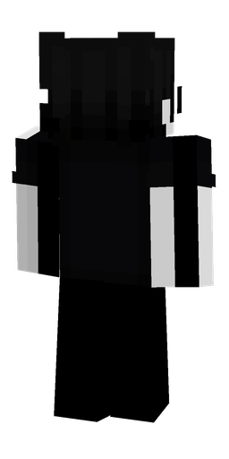Black skin: body, back render