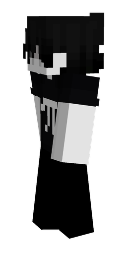 Black skin: body, left side render
