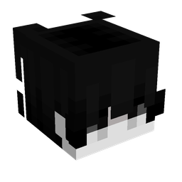 Black skin: head render