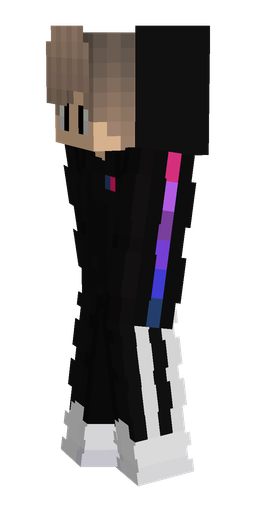 Black skin: body, left side render