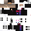 Black skin: raw texture render