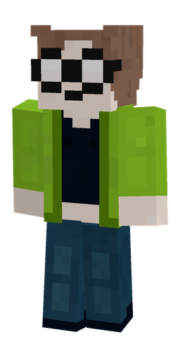 Blue skin: body, front render