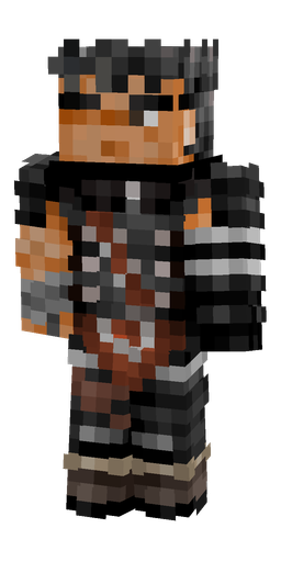 Black skin: body, front render