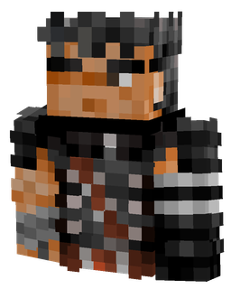 Black skin: bust render