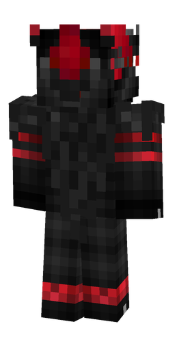 Black skin: body, back render