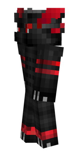 Black skin: body, left side render