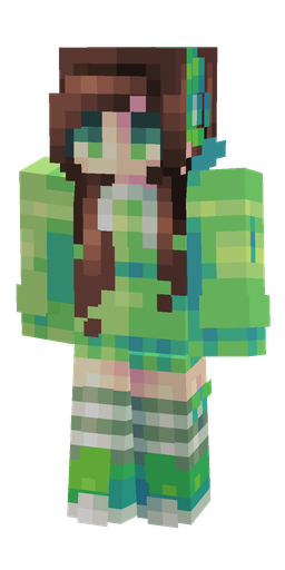 Blue skin: body, front render