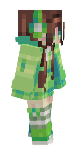 Blue skin: body, right side render