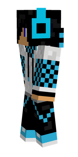 Black skin: body, left side render