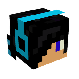 Black skin: head render