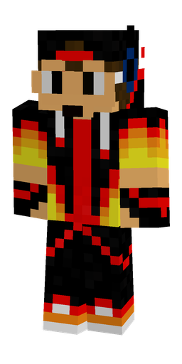 Black skin: body, front render