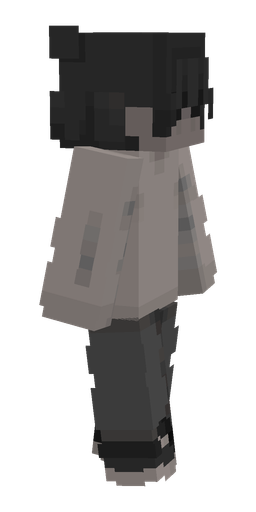 Black skin: body, right side render