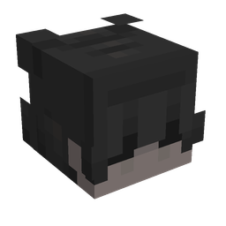 Black skin: head render
