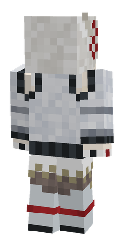 Blue skin: body, back render