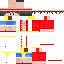 Classic skin: raw texture render