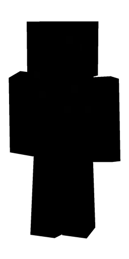 Black skin: body, back render