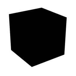 Black skin: head render