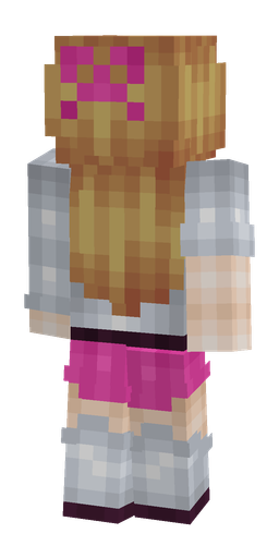 Blue skin: body, back render
