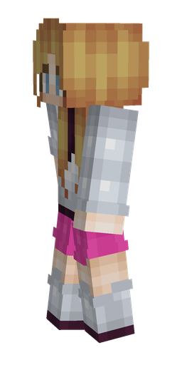 Blue skin: body, left side render
