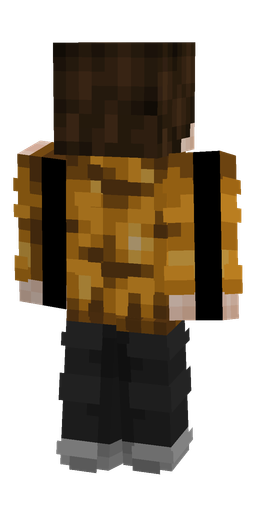 Black skin: body, back render