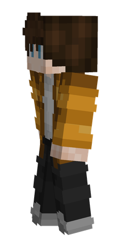 Black skin: body, left side render