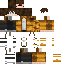Black skin: raw texture render