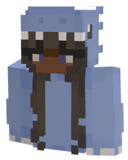 Blue skin: bust render
