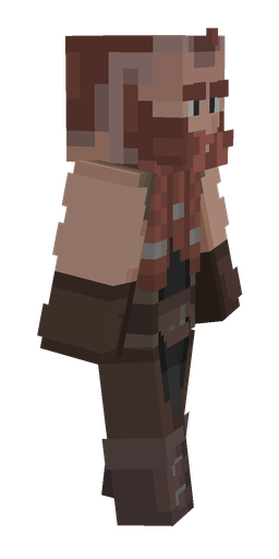 Brown skin: body, right side render