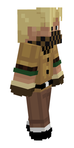Brown skin: body, right side render