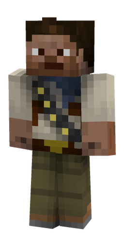 Black skin: body, front render
