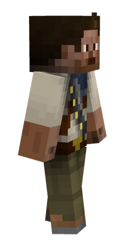 Black skin: body, right side render